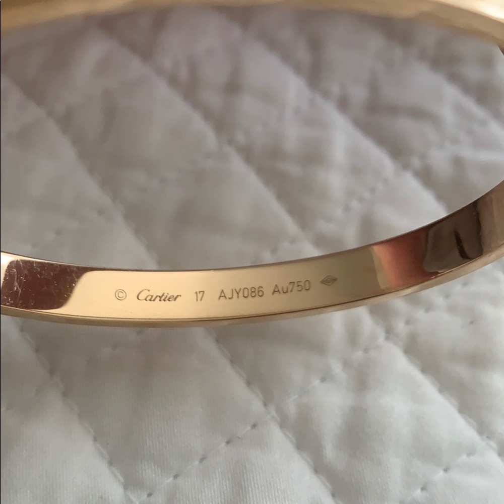 Cartier 18K Rose Gold love bracelet - Picture 3 of 5